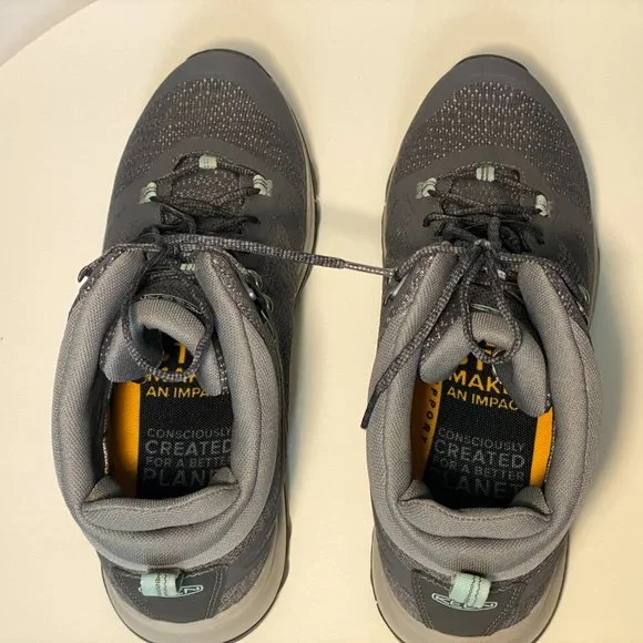 Keen Terradora ll Waterproof Hiking Boot Womens Size 11 Magnet/Ocean Wave - Picture 4 of 7